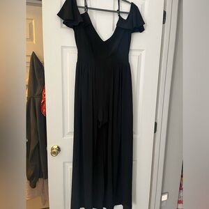 Black shorts Romper with skirt